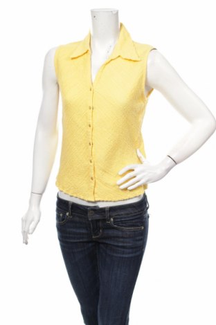 Γυναικείο πουκάμισο Faded Glory, Μέγεθος M, Χρώμα Κίτρινο, Τιμή 8,66 €