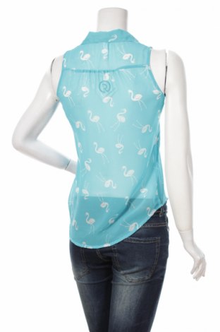 Γυναικείο πουκάμισο Xhilaration, Μέγεθος L, Χρώμα Μπλέ, Τιμή 8,66 €