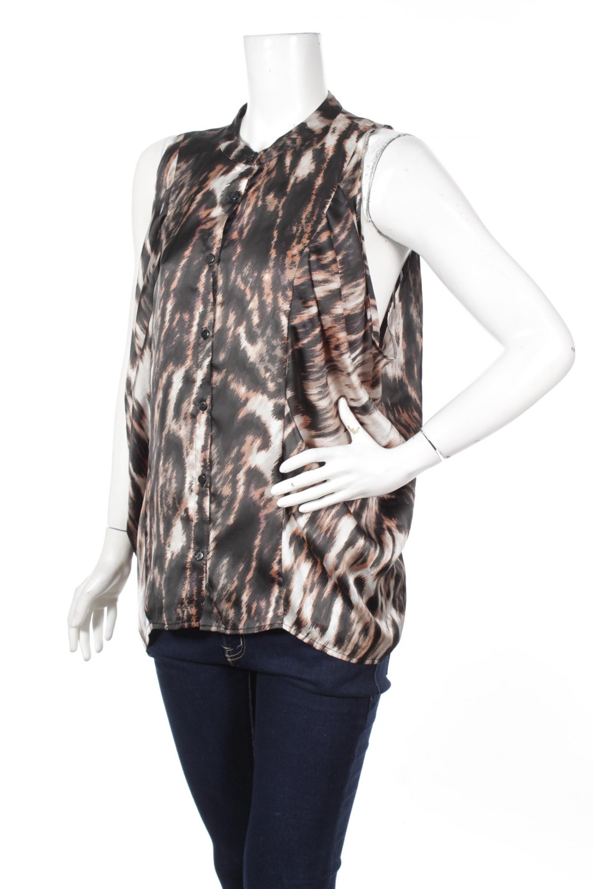 Γυναικείο πουκάμισο H&M, Μέγεθος L, Χρώμα Πολύχρωμο, Τιμή 12,99 €