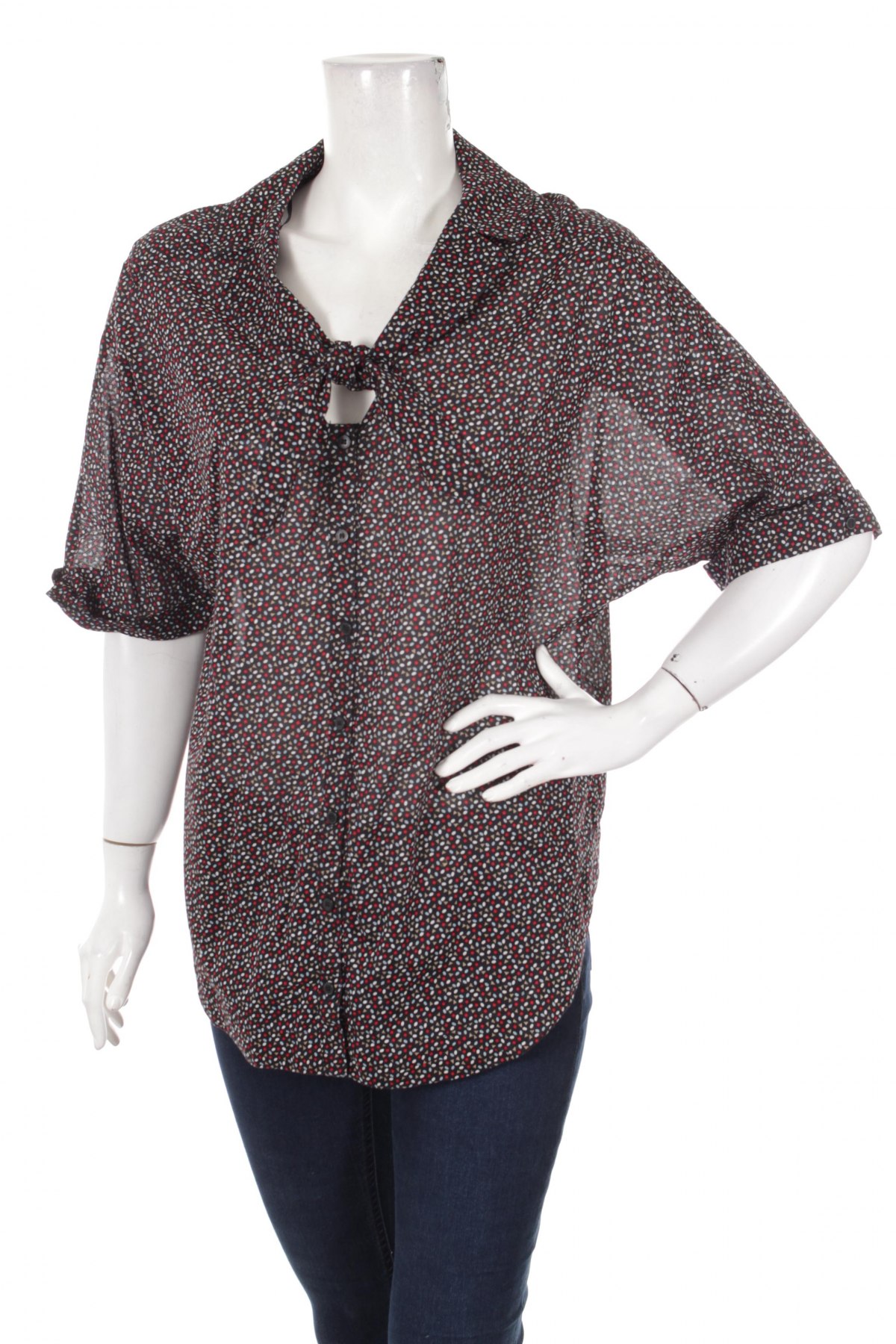 Γυναικείο πουκάμισο Mango, Μέγεθος L, Χρώμα Πολύχρωμο, Τιμή 13,92 €