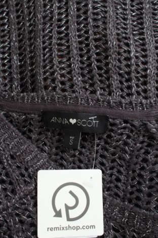 Γυναικείο πουλόβερ Anna Scott, Μέγεθος S, Χρώμα Γκρί, Τιμή 14,72 €