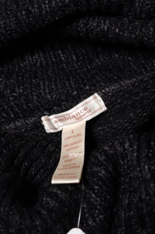 Дамски пуловер Ambiance Apparel, Размер L, Цвят Сив, Цена 7,00 лв.