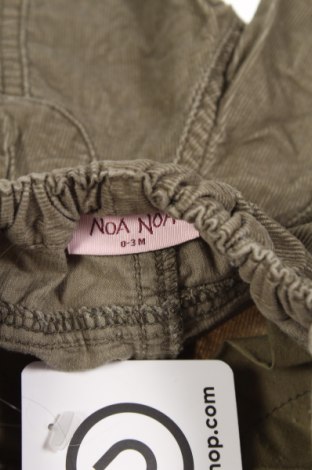 Детски панталон Noa Noa, Размер 2-3m/ 56-62 см, Цвят Зелен, Цена 7,75 лв.