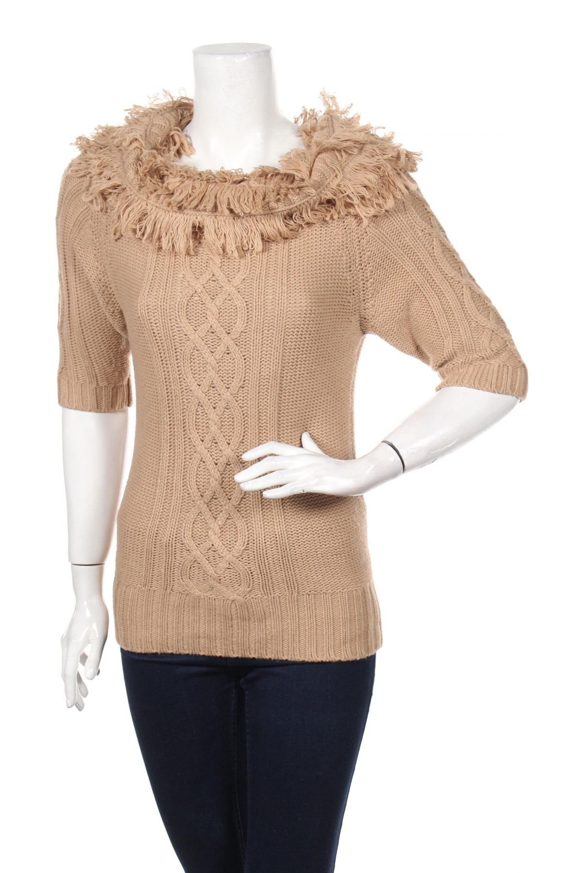 Γυναικείο πουλόβερ, Μέγεθος S, Χρώμα  Μπέζ, Τιμή 3,40 €