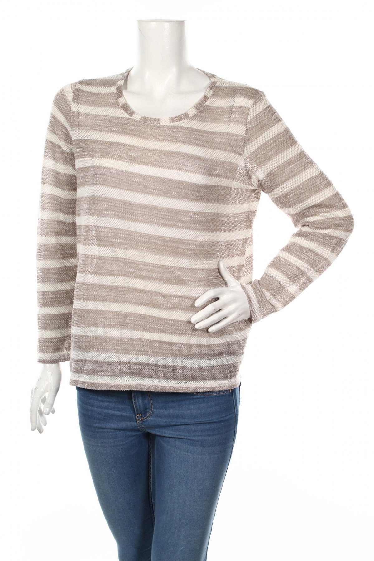 Дамски пуловер Gina Benotti, Размер L, Цвят Бежов, Цена 6,00 лв.