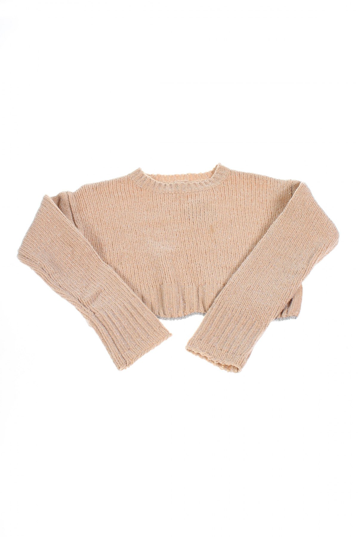 Детски пуловер, Размер 8-9y/ 134-140 см, Цвят Бежов, Цена 5,50 лв.