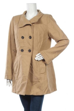 Γυναικείο παλτό Old Navy, Μέγεθος L, Χρώμα Καφέ, 62% πολυεστέρας, 38% μαλλί, Τιμή 11,14 €