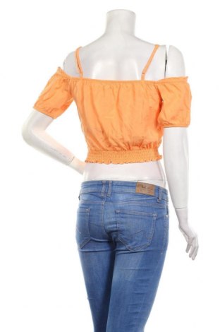 Γυναικεία μπλούζα Bershka, Μέγεθος M, Χρώμα Πορτοκαλί, Βισκόζη, Τιμή 9,28 €