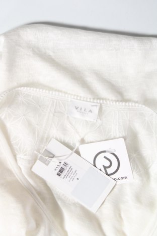 Γυναικεία μπλούζα Vila, Μέγεθος S, Χρώμα Λευκό, 55% πολυεστέρας, 45% βισκόζη, Τιμή 8,66 €