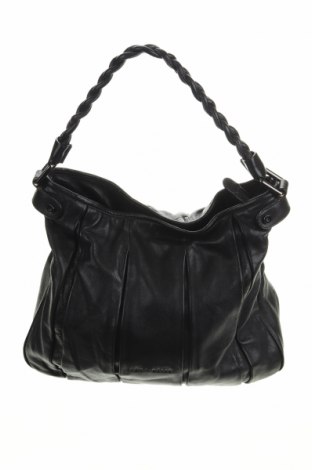 Дамска чанта Coccinelle, Цвят Черен, Естествена кожа, Цена 260,30 лв.