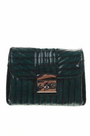 Дамска чанта Morgan, Цвят Зелен, Еко кожа, Цена 43,60 лв.