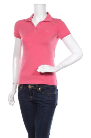 Дамска тениска PUMA, Размер S, Цвят Розов, 95% памук, 5% еластан, Цена 33,44 лв.