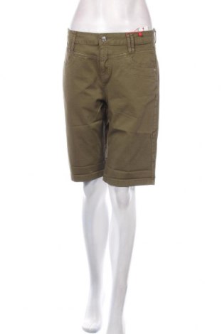 Γυναικείο κοντό παντελόνι S.Oliver, Μέγεθος S, Χρώμα Πράσινο, 98% βαμβάκι, 2% ελαστάνη, Τιμή 26,89 €