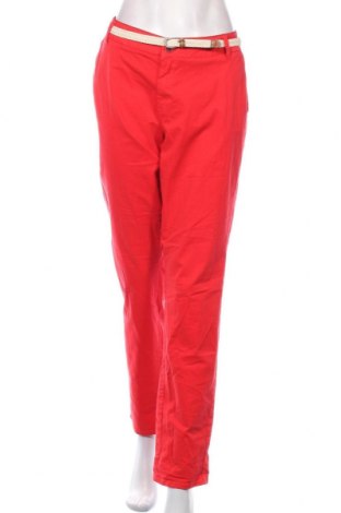 Pantaloni de femei S.Oliver, Mărime XXL, Culoare Roșu, Bumbac, Preț 328,26 Lei