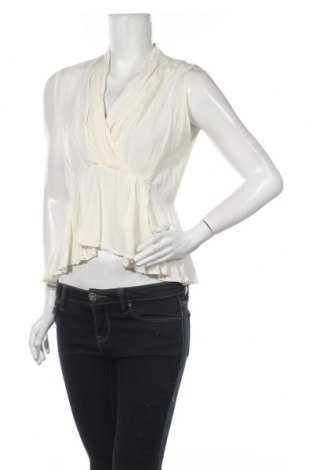 Γυναικείο αμάνικο μπλουζάκι Dreimaster, Μέγεθος L, Χρώμα Εκρού, Βισκόζη, Τιμή 12,59 €