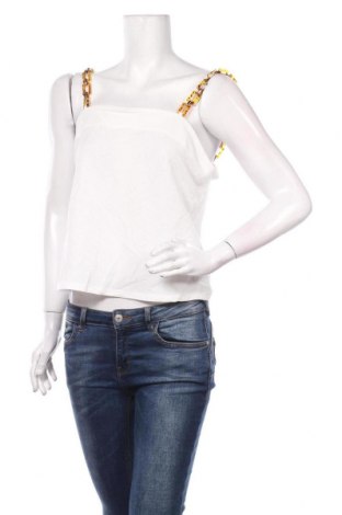 Damska koszulka na ramiączkach Morgan, Rozmiar L, Kolor Biały, 53% wiskoza, 47% poliamid, Cena 36,75 zł