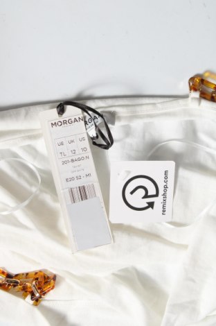 Damska koszulka na ramiączkach Morgan, Rozmiar L, Kolor Biały, 53% wiskoza, 47% poliamid, Cena 91,88 zł