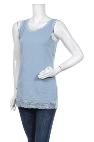 Γυναικείο αμάνικο μπλουζάκι Street One, Μέγεθος M, Χρώμα Μπλέ, 95% βαμβάκι, 5% ελαστάνη, Τιμή 31,82 €