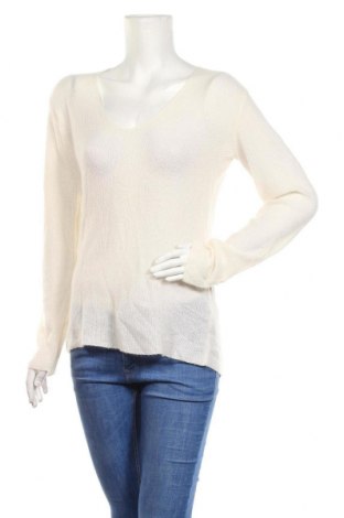 Дамски пуловер Allude, Размер M, Цвят Екрю, Кашмир, Цена 77,49 лв.