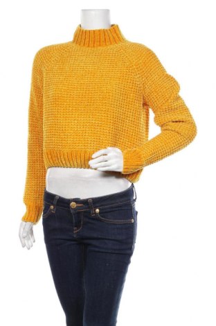 Дамски пуловер H&M Divided, Размер M, Цвят Жълт, Полиестер, Цена 28,80 лв.