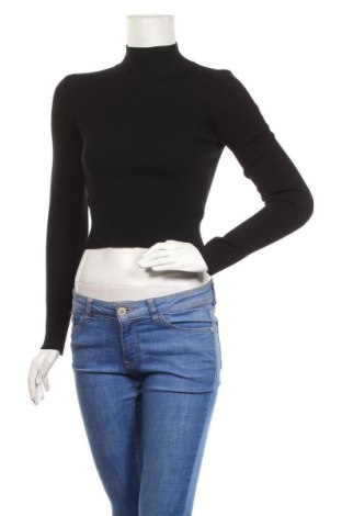 Дамски пуловер H&M Divided, Размер S, Цвят Черен, 40% акрил, 40% вискоза, 20% полиамид, Цена 30,40 лв.