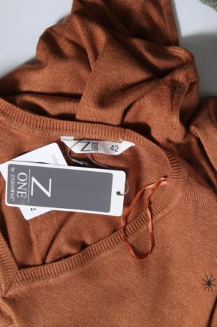 Damski sweter Z-One, Rozmiar L, Kolor Brązowy, 80% wiskoza, 20% poliamid, Cena 129,38 zł