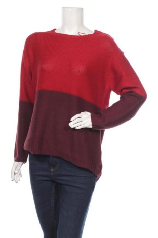 Damski sweter Zabaione, Rozmiar L, Kolor Czerwony, 50% bawełna, 50%akryl, Cena 106,75 zł