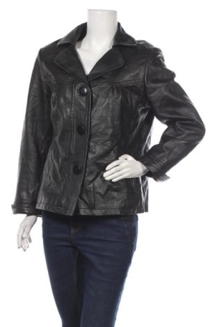 Дамско кожено яке Yessica, Размер XL, Цвят Черен, Естествена кожа, Цена 100,80 лв.