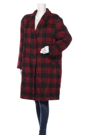 Дамско палто C&A, Размер XL, Цвят Червен, 66% полиестер, 31% вълна, 2% акрил, 1% полиамид, Цена 70,35 лв.