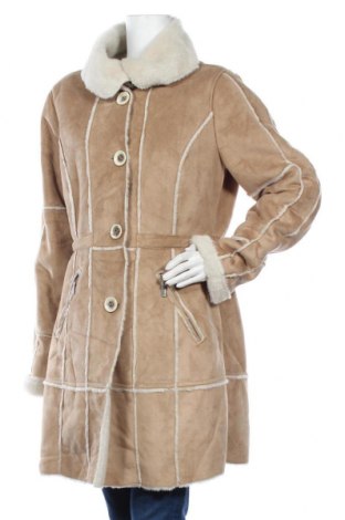 Дамско палто Yessica, Размер L, Цвят Бежов, 100% полиестер, Цена 67,83 лв.