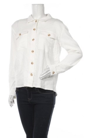 Γυναικείο μπουφάν Tom Tailor, Μέγεθος S, Χρώμα Λευκό, Τιμή 11,24 €