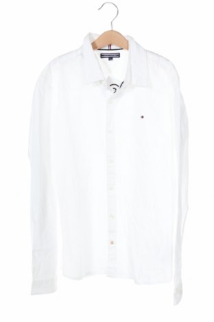 Детска риза Tommy Hilfiger, Размер 12-13y/ 158-164 см, Цвят Бял, 97% памук, 3% еластан, Цена 54,50 лв.