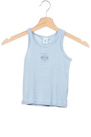 Μπλουζάκι αμάνικο παιδικό Petit Bateau, Μέγεθος 4-5y/ 110-116 εκ., Χρώμα Μπλέ, Βαμβάκι, Τιμή 12,99 €