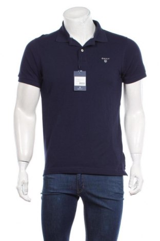 Ανδρικό t-shirt Gant, Μέγεθος S, Χρώμα Μπλέ, Βαμβάκι, Τιμή 51,44 €