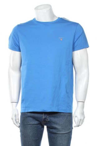 Ανδρικό t-shirt Gant, Μέγεθος L, Χρώμα Μπλέ, Τιμή 27,83 €