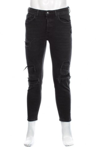 Męskie jeansy Zara, Rozmiar M, Kolor Czarny, 99% bawełna, 1% elastyna, Cena 97,50 zł