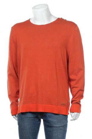 Мъжки пуловер Napapijri, Размер XXL, Цвят Оранжев, Памук, Цена 64,22 лв.