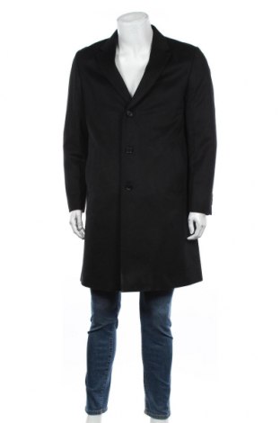 Pánský kabát  Uniqlo, Velikost S, Barva Černá, 90% vlna, 10% kašmír , Cena  1 148,00 Kč