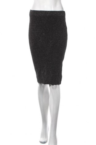 Φούστα Gina Tricot, Μέγεθος XS, Χρώμα Μαύρο, 77% πολυεστέρας, 18% μεταλλικά νήματα, 5% ελαστάνη, Τιμή 9,42 €