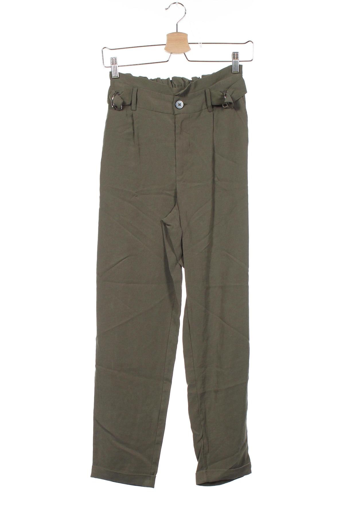 Pantaloni de femei Cache Cache, Mărime XS, Culoare Verde, 93% viscoză, 7% poliester, Preț 170,23 Lei