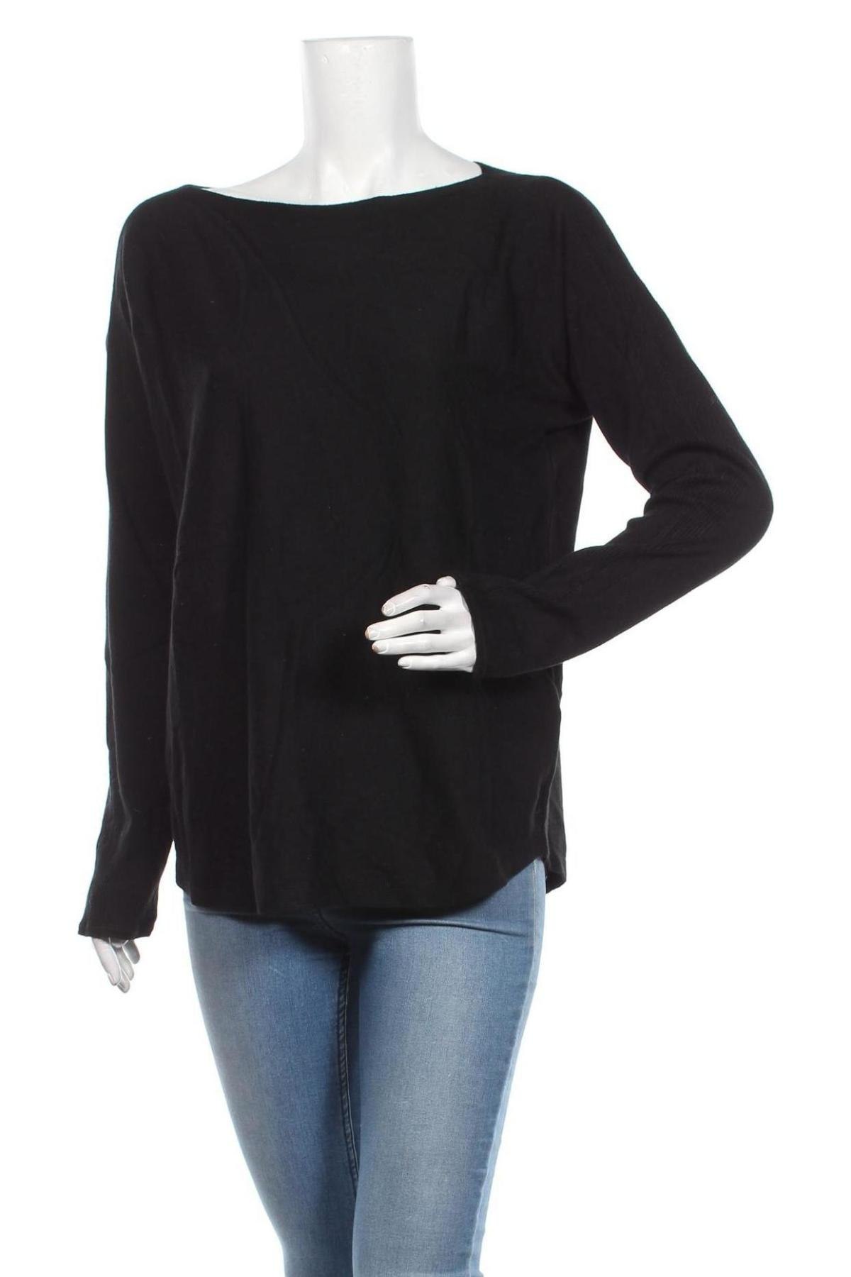 Дамски пуловер Street One, Размер L, Цвят Черен, 80% вискоза, 20% полиамид, Цена 29,70 лв.