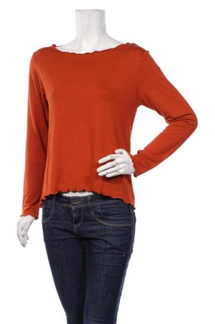 Γυναικεία μπλούζα, Μέγεθος L, Χρώμα Πορτοκαλί, 95% βισκόζη, 5% ελαστάνη, Τιμή 8,66 €