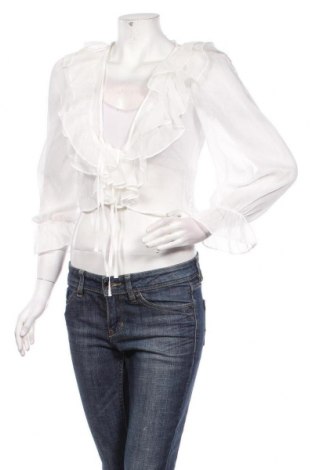 Γυναικεία μπλούζα Bershka, Μέγεθος S, Χρώμα Λευκό, Πολυεστέρας, Τιμή 10,10 €