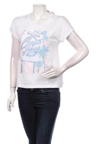 Damen Shirt Guess, Größe XS, Farbe Weiß, 60% Baumwolle, 40% Modal, Preis 21,31 €