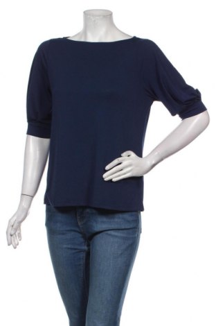 Γυναικεία μπλούζα H&M, Μέγεθος S, Χρώμα Μπλέ, 95% πολυεστέρας, 5% ελαστάνη, Τιμή 9,40 €