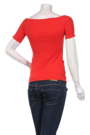 Γυναικεία μπλούζα H&M, Μέγεθος S, Χρώμα Κόκκινο, 95% βαμβάκι, 5% ελαστάνη, Τιμή 23,51 €