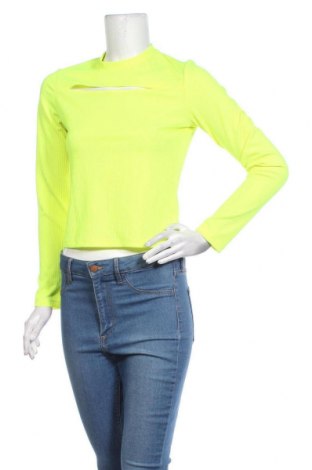 Γυναικεία μπλούζα H&M Divided, Μέγεθος M, Χρώμα Κίτρινο, 88% πολυεστέρας, 12% ελαστάνη, Τιμή 21,65 €