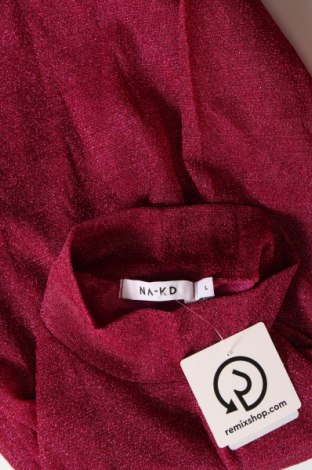 Γυναικεία μπλούζα NA-KD, Μέγεθος L, Χρώμα Ρόζ , Πολυεστέρας, Τιμή 9,40 €