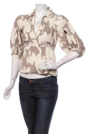 Γυναικεία μπλούζα Numph, Μέγεθος S, Χρώμα  Μπέζ, Βαμβάκι, Τιμή 32,78 €