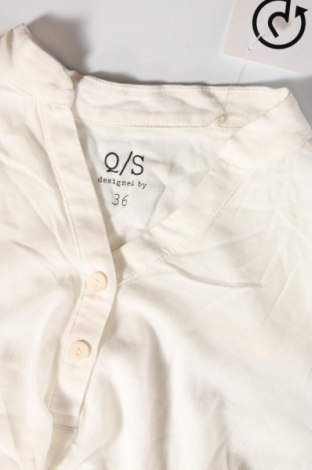 Γυναικεία μπλούζα Q/S by S.Oliver, Μέγεθος S, Χρώμα Λευκό, Βισκόζη, Τιμή 16,91 €